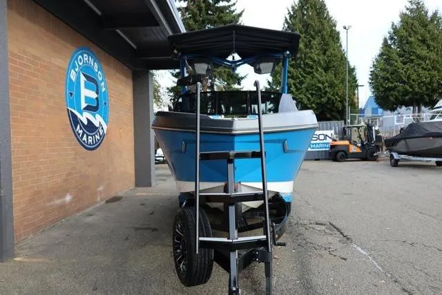 Slide: The Image of 2022 Nautique Super Air Nautique S23 boat on trailer at Bjornson Marine. - 55