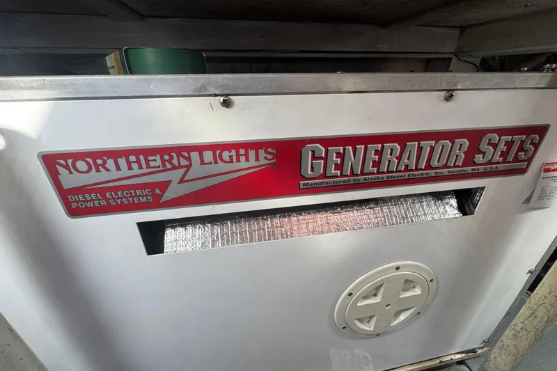 Slide: The Image of Northern Lights generator on 2001 Monk Trawler, diesel electric power system. - 109