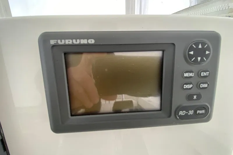 Slide: The Image of Furuno RD-30 marine display on 2007 Roth Bilt 24 CC boat dashboard. - 11