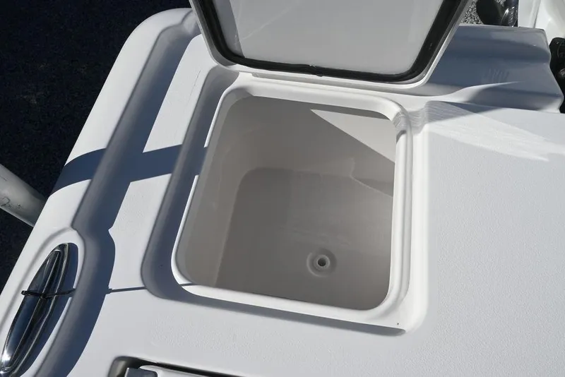 Slide: The Image of Open storage compartment on 2026 Tidewater 2500 Carolina Bay boat. - 25