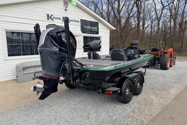 Slide: The Image of 2024 Falcon Boats F195 parked outside Knox Marine dealership. - 3