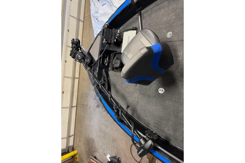 Slide: The Image of 2026 Nitro ZV20 Pro boat interior with advanced navigation equipment and seating. - 16