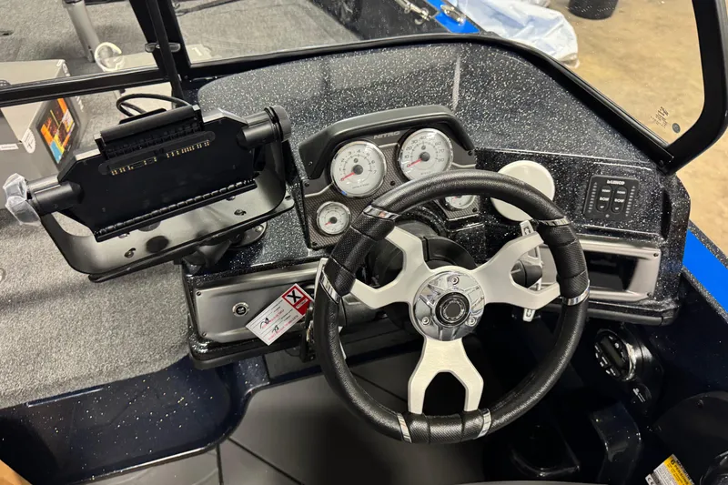 Slide: The Image of Steering console of 2026 Nitro ZV20 Pro boat with gauges and controls. - 9