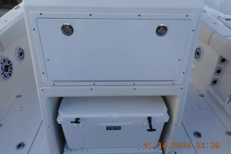 Slide: The Image of Cooler on slide, Bait Prep Station, Tackle Station - 12