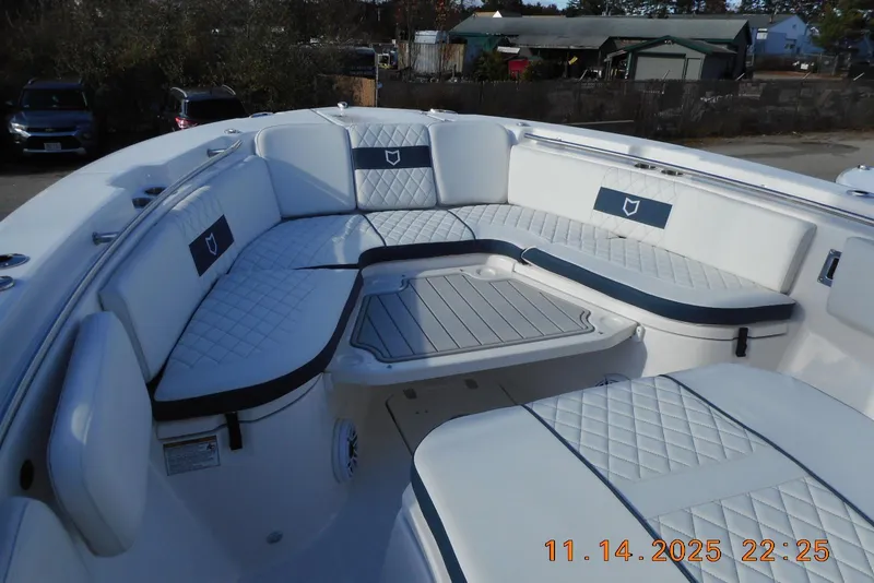 Slide: The Image of 2026 Sea Fox 288 Commander boat with luxurious seating and modern design. - 22