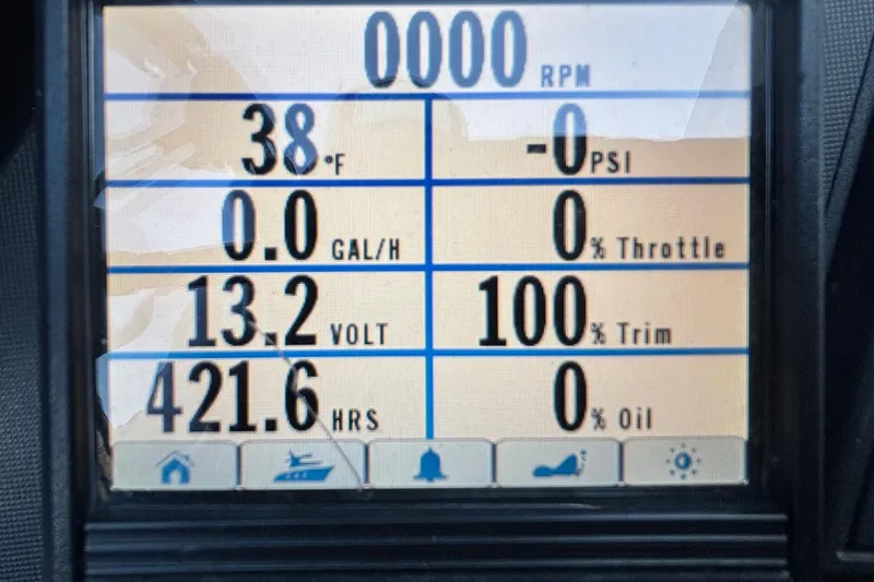 Slide: The Image of Dashboard display of a 2017 Ranger Z521 Comanche showing various engine metrics. - 15