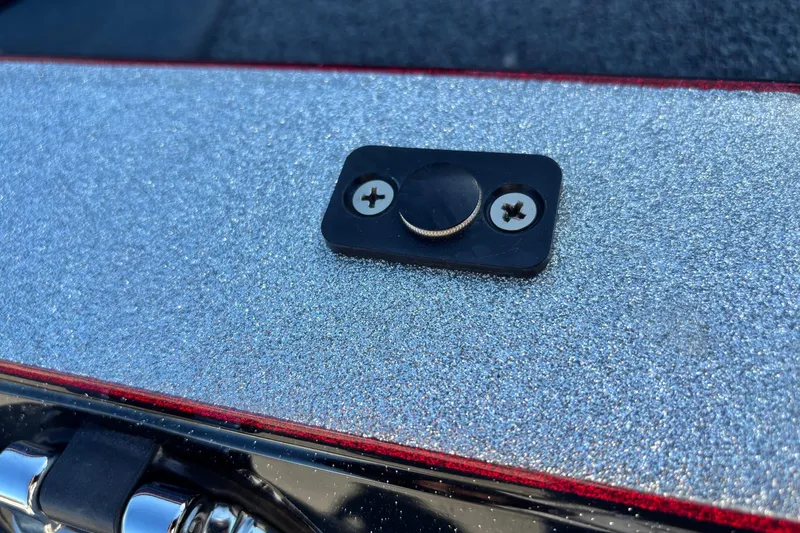 Slide: The Image of Close-up of a 2017 Ranger Z521 Comanche boat detail with metallic finish. - 16