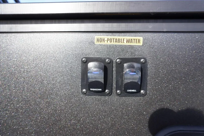 Slide: The Image of Control panel with "Non-Potable Water" label on Viaggio Lago V-R 2026. - 23