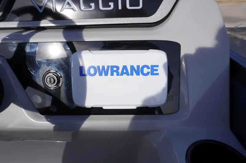 Slide: The Image of Dashboard of 2026 Viaggio Lago V-R with Lowrance device. - 33