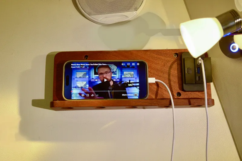 Slide: The Image of Engine compartment of 2013 Beneteau Swift Trawler 34 Fly with Cummins engine. - 50