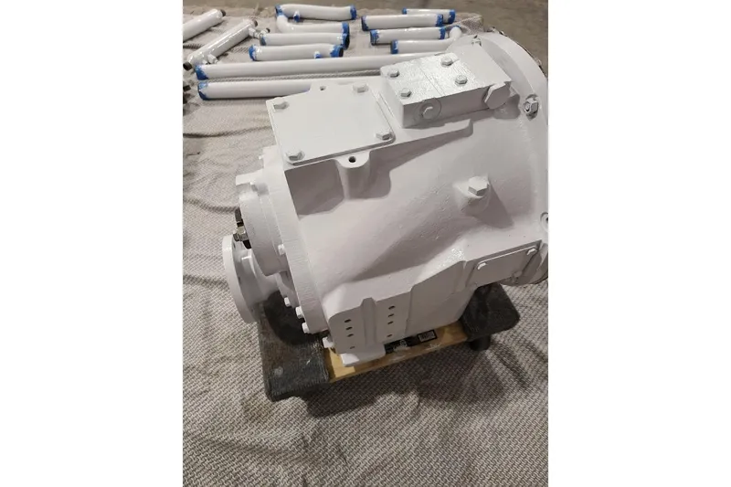 Slide: The Image of White mechanical component for 1985 Post 43 Convertible, displayed on a textured surface. - 17