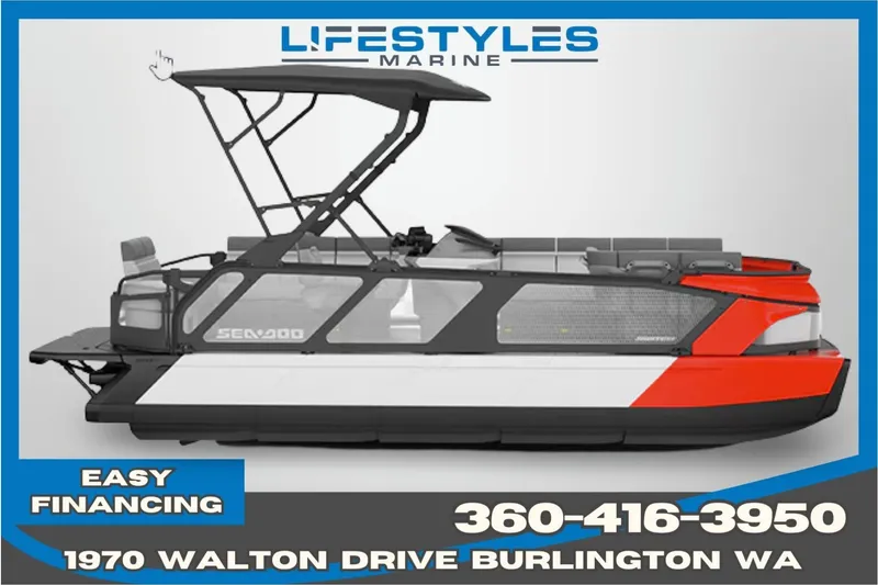 The Image of 2024 Sea-Doo Switch Cruise 21 pontoon boat, available at Lifestyles Marine, Burlington WA. - 0