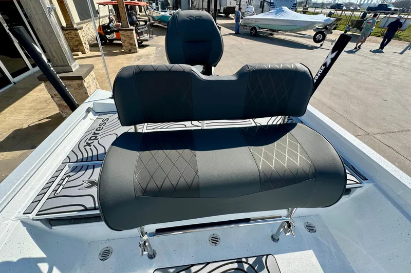 Slide: The Image of 2026 Express H20B boat with stylish seating and modern design. - 15