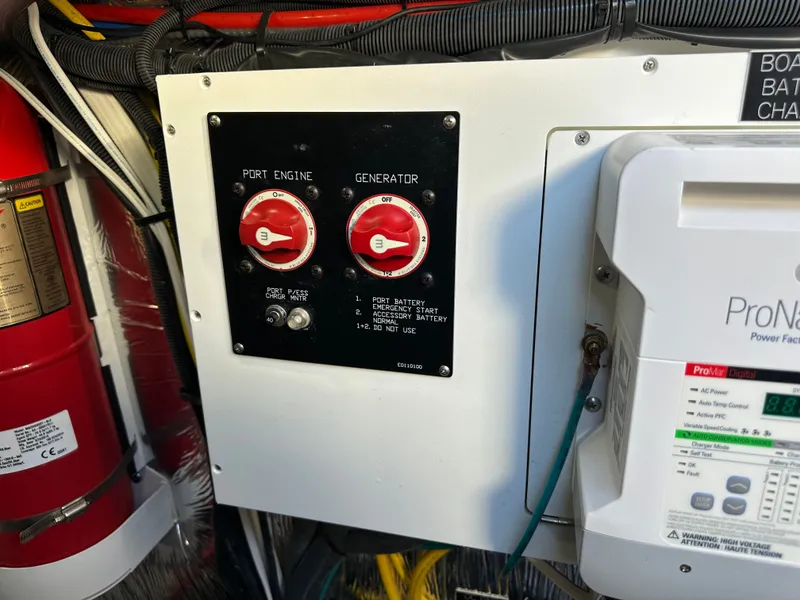 Slide: The Image of Port Engine & Generator battery switch - 34