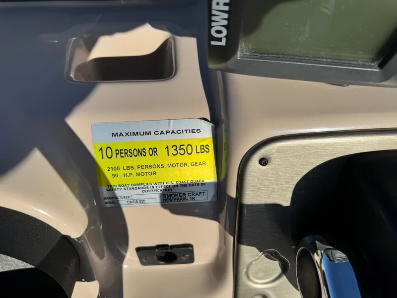 Slide: The Image of SunChaser Oasis 820 Pontoon 2012 - 53