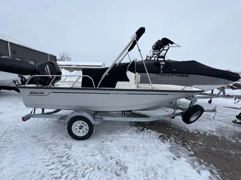 Slide: The Image of Boston Whaler 150 Montauk 2026 - 2