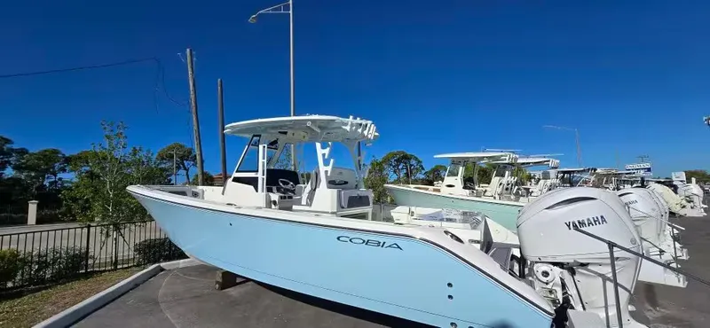 Slide: The Image of Cobia 305 Center Console 2026 - 2