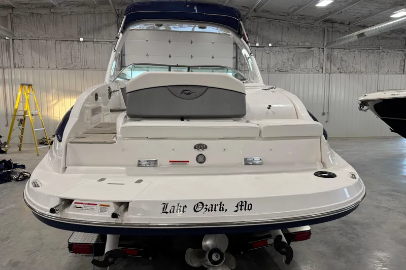 Slide: The Image of 2010 Rinker 296 Captiva Bowrider in a garage, Lake Ozark, Missouri. - 5