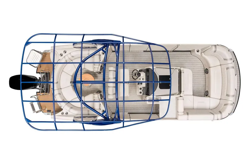Slide: The Image of Manufacturer Provided Image: 2018 Harris V270 boat interior with helm station and seating area. - 5
