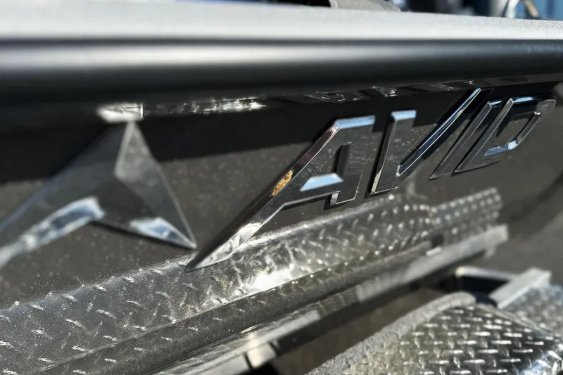 Slide: The Image of Close-up of 2026 Avid 21 FSX logo on metallic surface. - 8