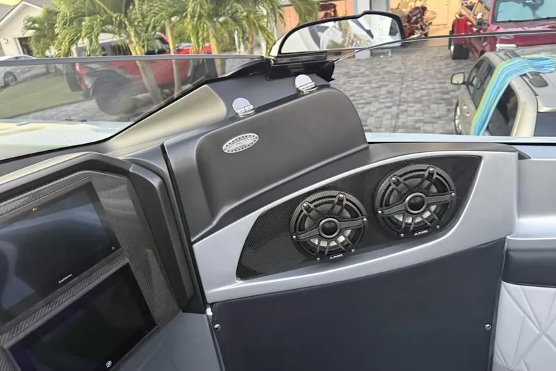 Slide: The Image of 2025 Nor-Tech 4000 Roadster interior with stylish seating and powerful engines. - 15