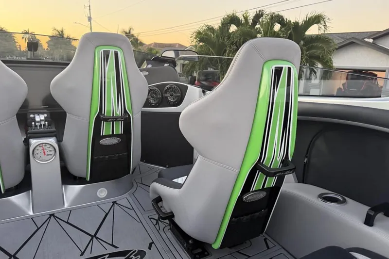 Slide: The Image of 2026 Nor-Tech 4000 Roadster interior with stylish seats and modern dashboard design. - 12