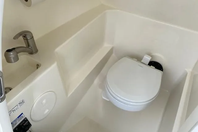 Slide: The Image of Manufacturer Provided Image: Top view of 2021 Boston Whaler 240 Vantage boat layout. - 6