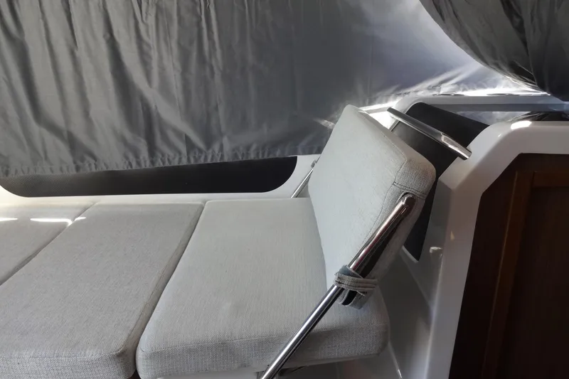 Slide: The Image of Interior seating of 2022 Jeanneau Merry Fisher 895 Offshore boat. - 40