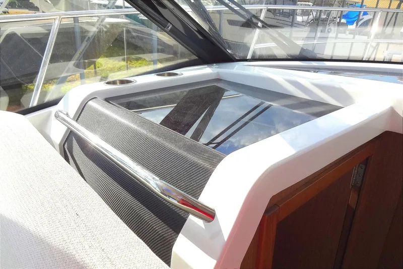 Slide: The Image of Interior view of 2022 Jeanneau Merry Fisher 895 Offshore boat dashboard. - 53