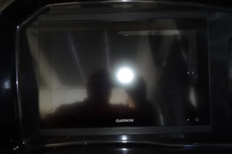 Slide: The Image of Garmin display screen on 2022 Jeanneau Merry Fisher 895 Offshore boat dashboard. - 73