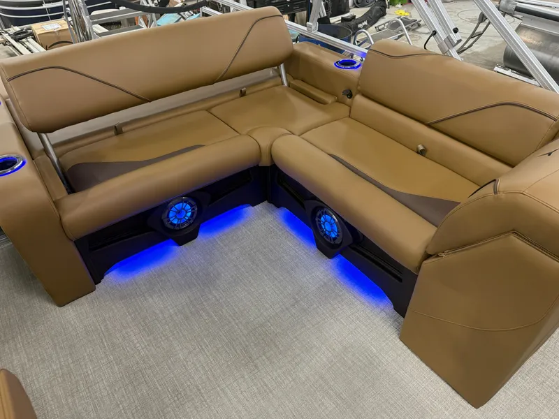 Slide: The Image of Tahoe Sport 200HP VRB 2385 Swingback Tritoon 2026 - 26