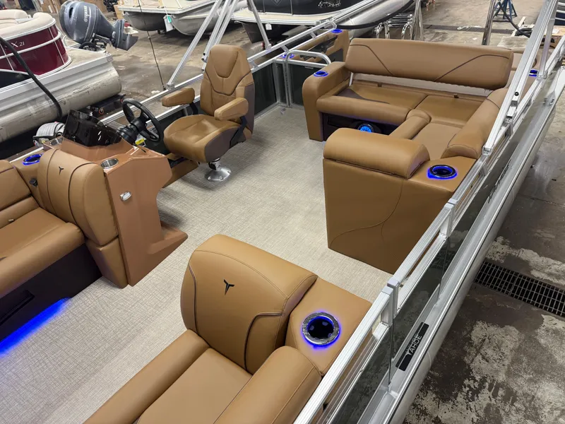 Slide: The Image of Tahoe Sport 200HP VRB 2385 Swingback Tritoon 2026 - 3