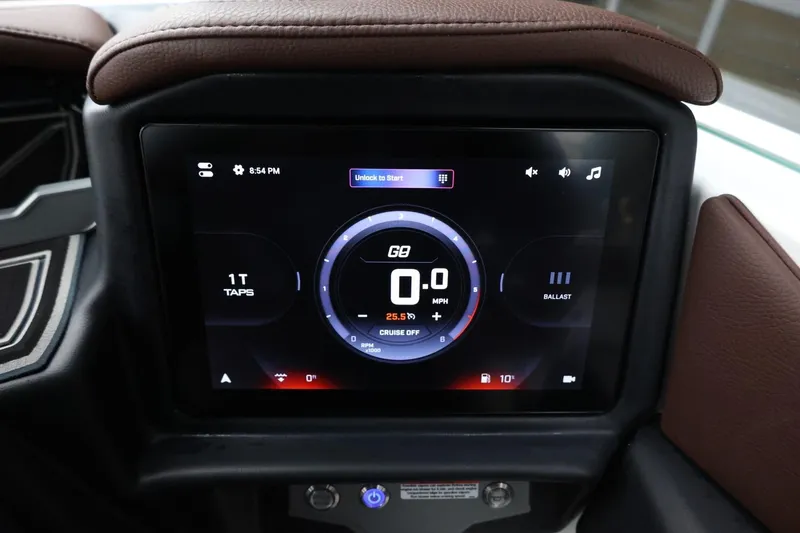 Slide: The Image of 2026 Tigé Z3 dashboard display showing speedometer and control settings. - 30