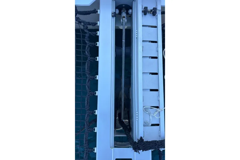 Slide: The Image of Luxurious 2024 Balance 482 yacht interior with comfortable seating and ocean view. - 38