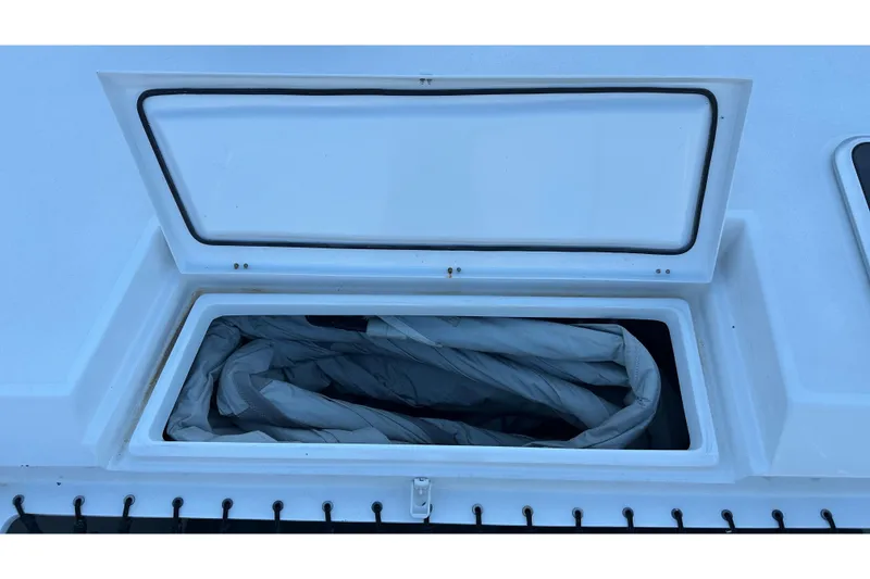 Slide: The Image of Modern bedroom interior in 2024 Balance 482 yacht, featuring cozy bed and stylish decor. - 80