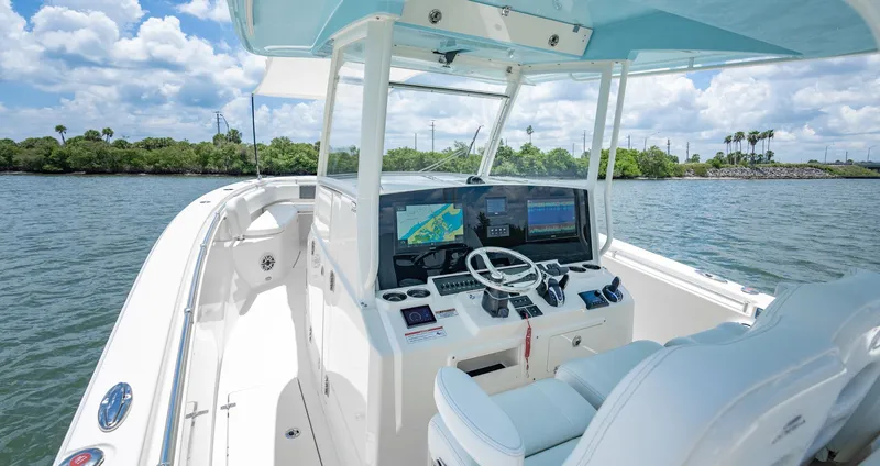 Slide: The Image of Cobia 350 Center Console 2026 - 15