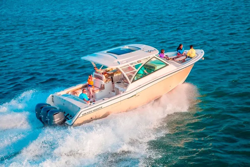 Slide: The Image of Grady-White Freedom 375 2026 - 2