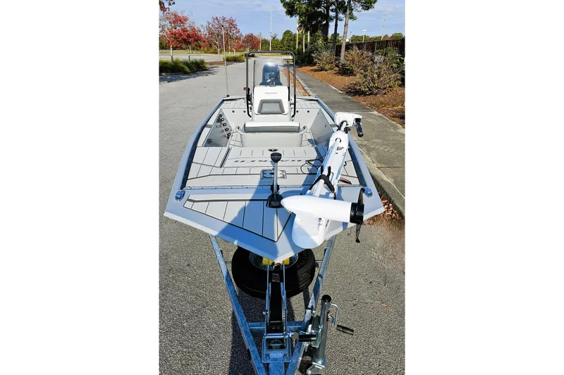 Slide: The Image of 2026 Tracker Bass Tracker Classic CC boat on trailer, parked outdoors. - 6