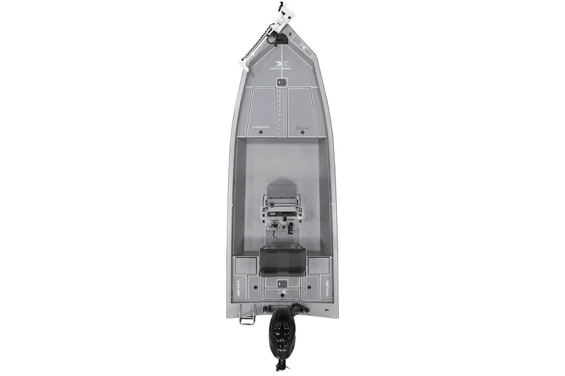 The Image of Top view of 2026 Xpress H210B Bay boat, showcasing sleek design and layout. - 1