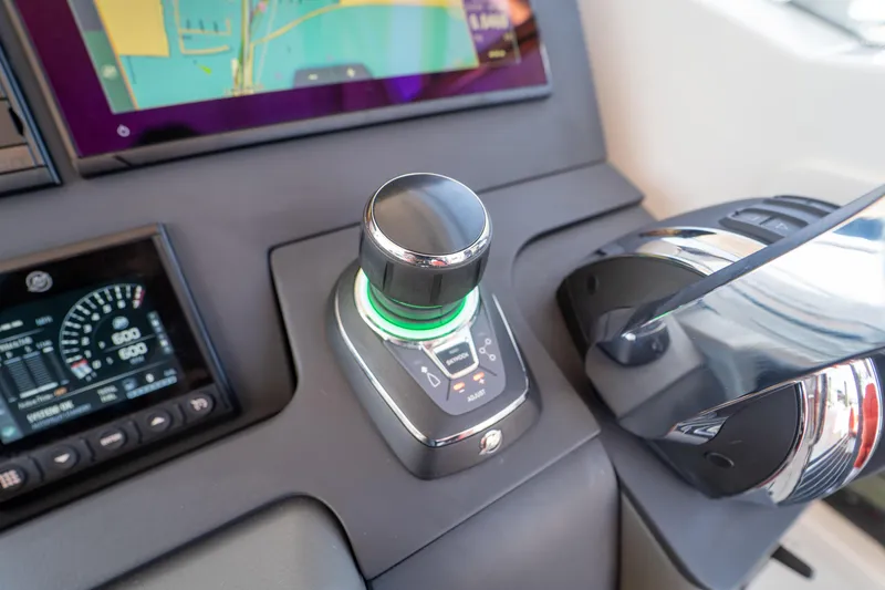 Slide: The Image of Control console of Nimbus T11 boat, year 2022. - 8