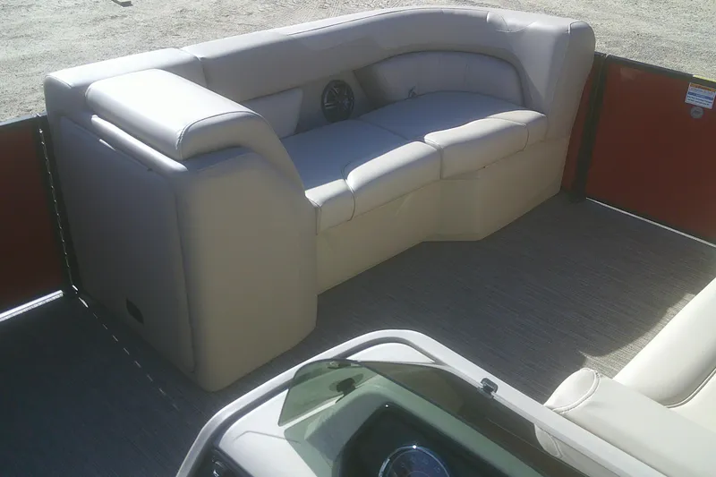 Slide: The Image of Luxurious seating on 2025 Godfrey Sweetwater 2086 Cruise Special Edition pontoon boat. - 13