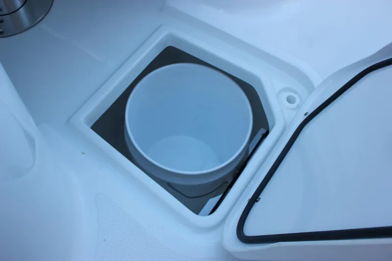 Slide: The Image of Storage compartment on 2026 Sea Hunt Gamefish 28 Forward Seating boat. - 54