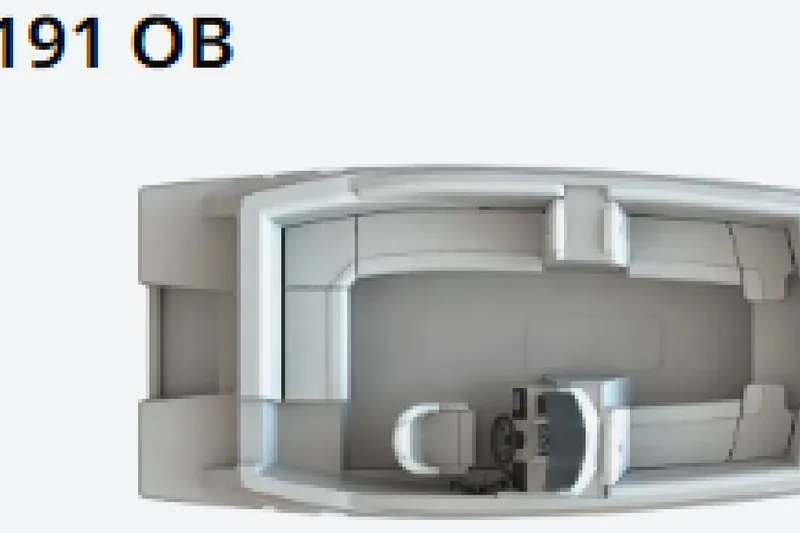 Slide: The Image of Top view of 2026 Starcraft SVX 191 OB boat interior layout. - 17