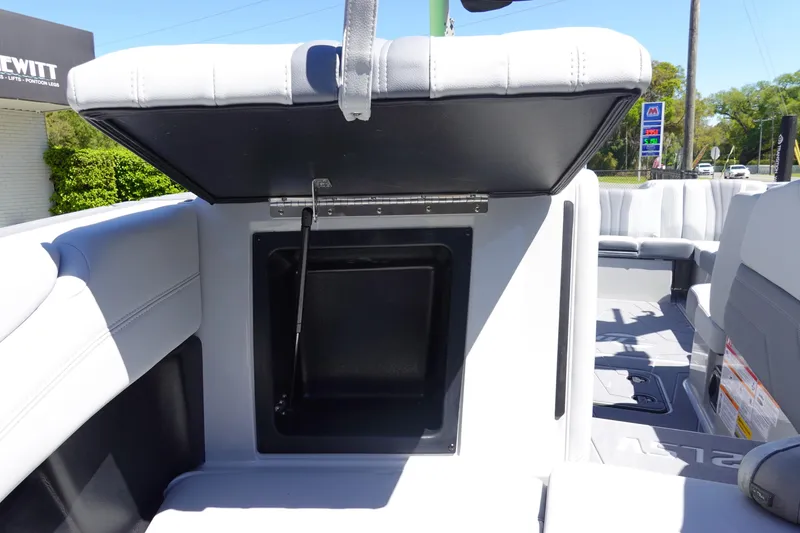 Slide: The Image of Storage compartment in 2026 Malibu Wakesetter 22 LSV boat. - 37