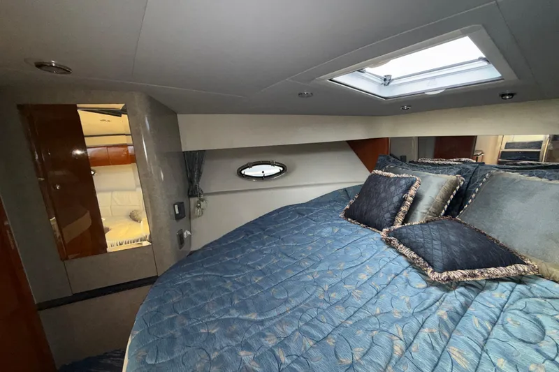Slide: The Image of Interior of 2006 Formula 40 Performance Cruiser with cozy bed and skylight. - 16
