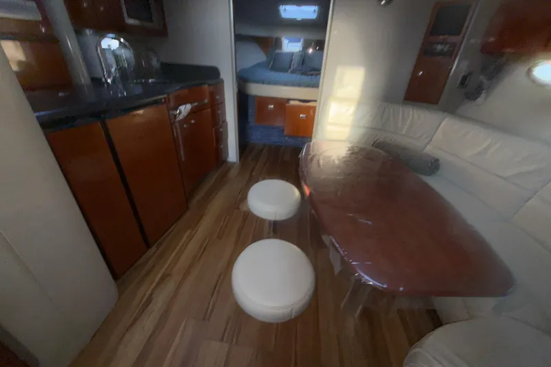 Slide: The Image of Interior of 2006 Formula 40 Performance Cruiser with wood flooring and modern furnishings. - 19