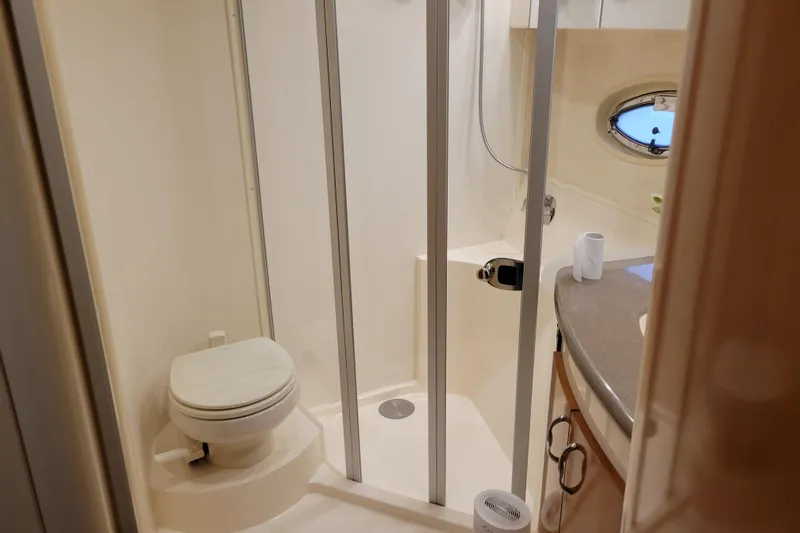 Slide: The Image of Kenmore microwave and coffee maker combo in a 2006 Carver 36 Mariner yacht. - 39