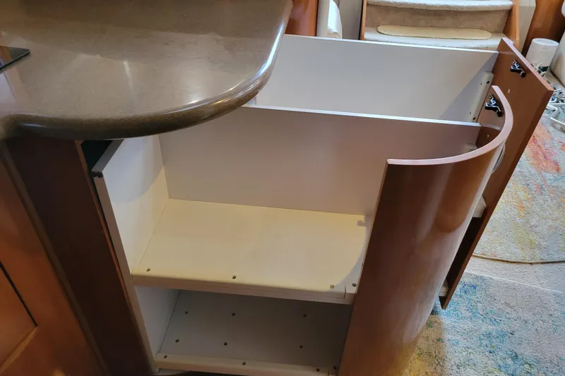 Slide: The Image of Bathroom interior of 2006 Carver 36 Mariner yacht with shower and sink. - 41