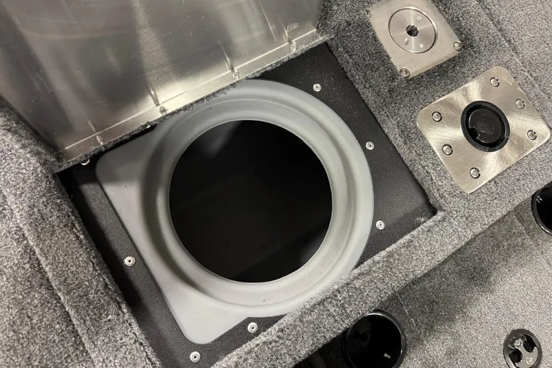 Slide: The Image of 2026 Tracker Pro Guide V-175 WT boat interior compartment detail. - 14