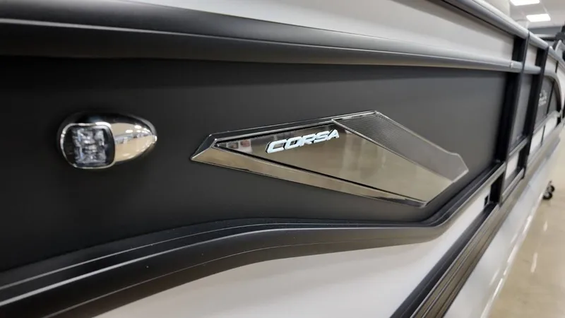 Slide: The Image of Close-up of Barletta Corsa 23UC 2026 logo on black background. - 15